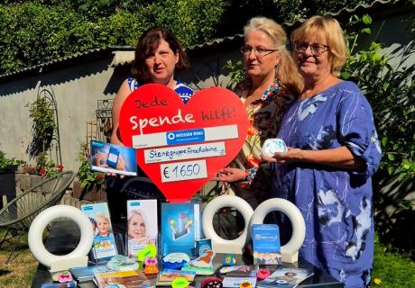 Steinegruppe „Anachsteine“ überreicht 1.650 Euro an den WEISSEN RING